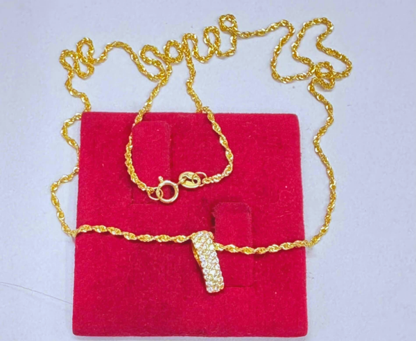 18k VSPL Gold Necklace with Pendant_5