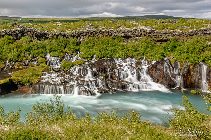 Hraunfossar, IJsland