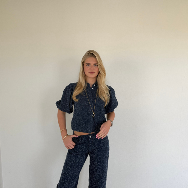 Denim matching set