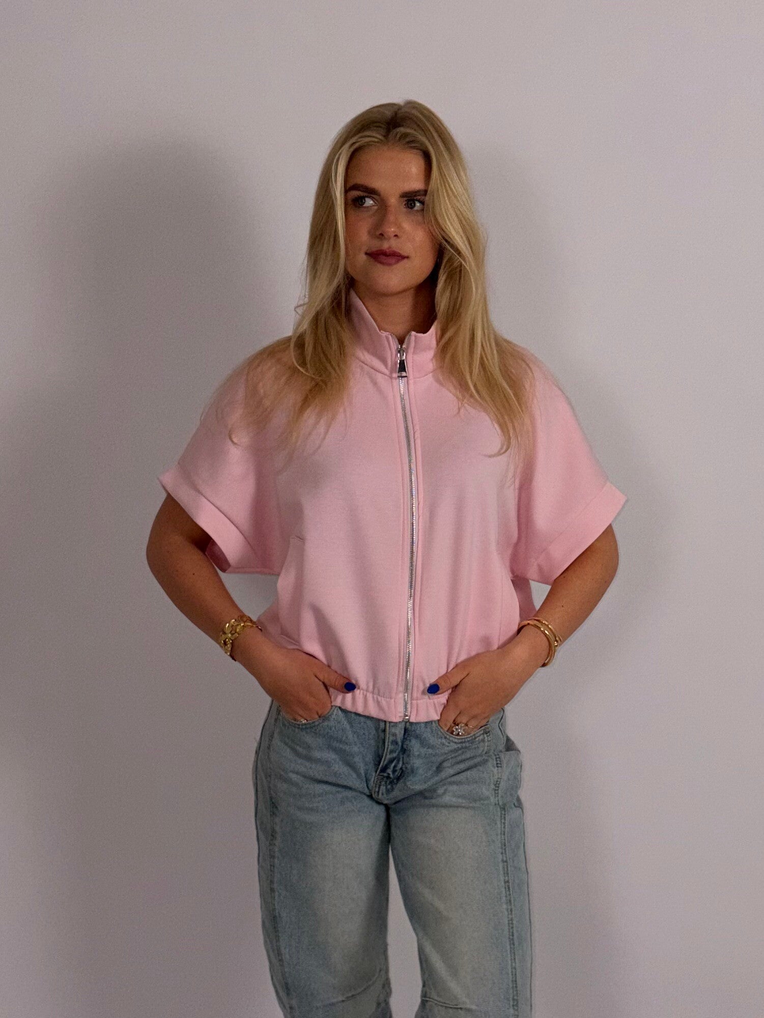 Sporty Spencer roze