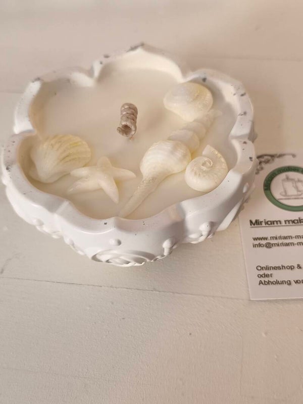 Ozean - Keramikkerze