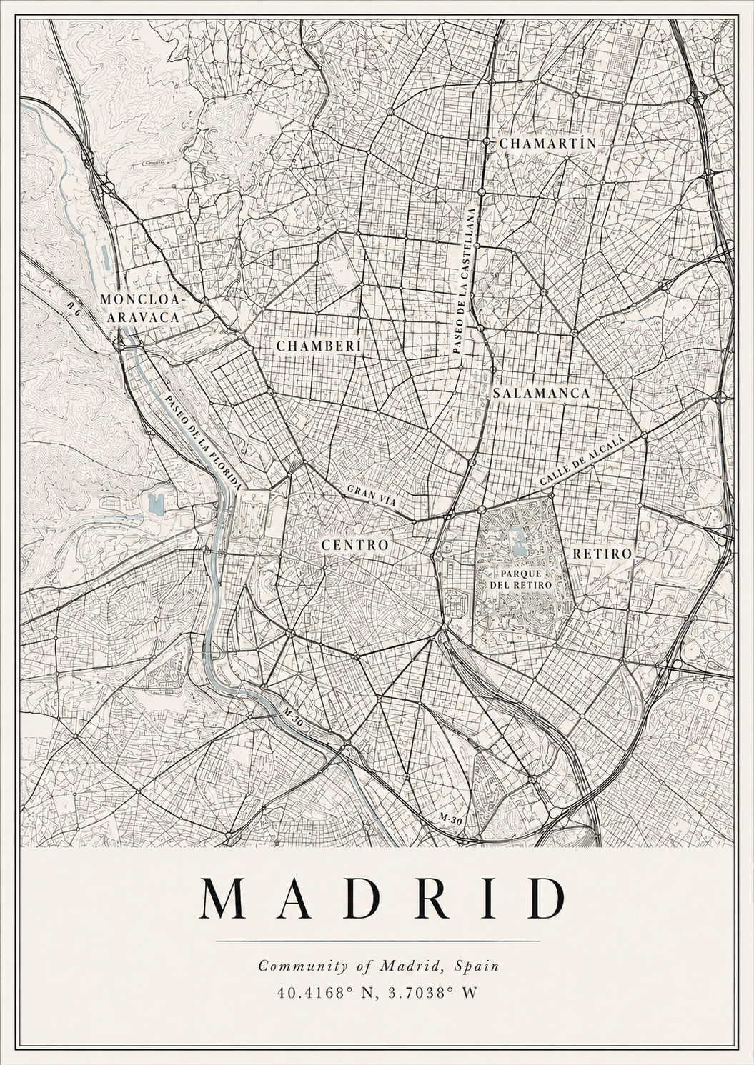 Mapa Madrid