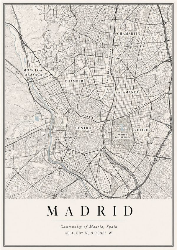 Mapa Madrid