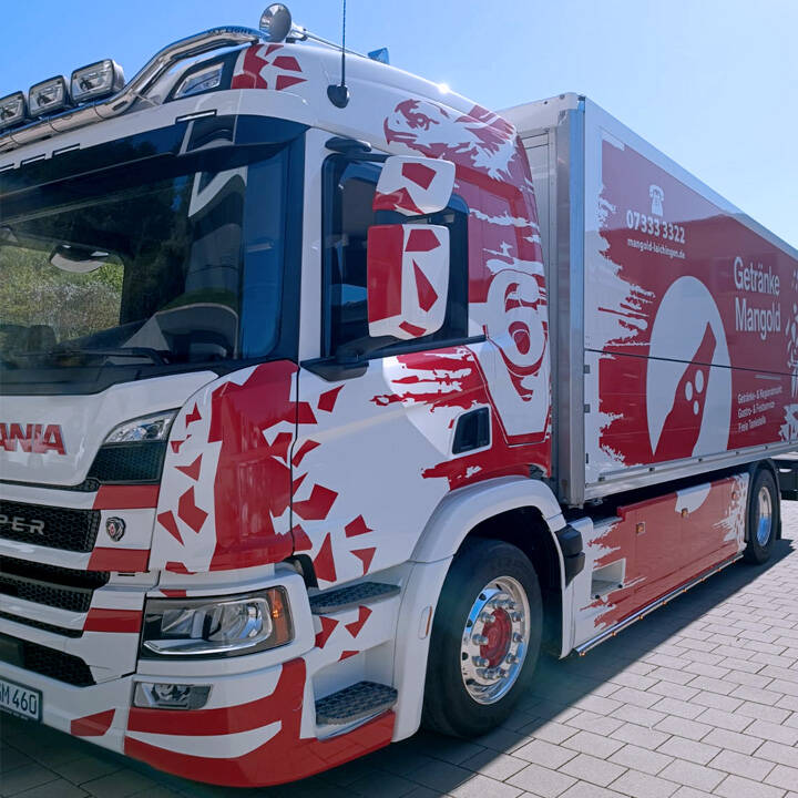 LKW-Beschriftung