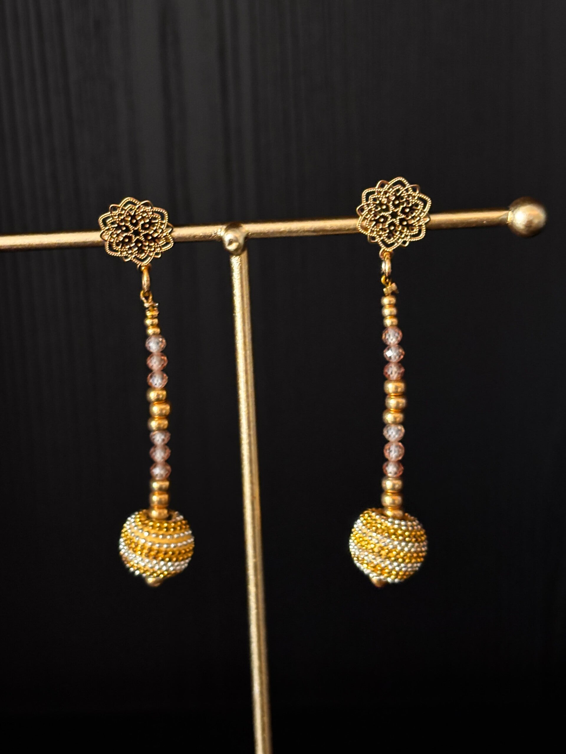 Statement oorbellen Goud.