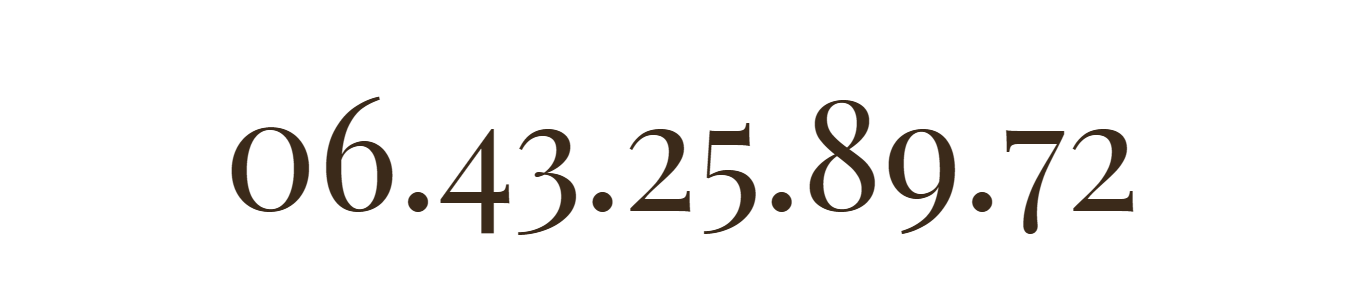 Numéro de téléphone