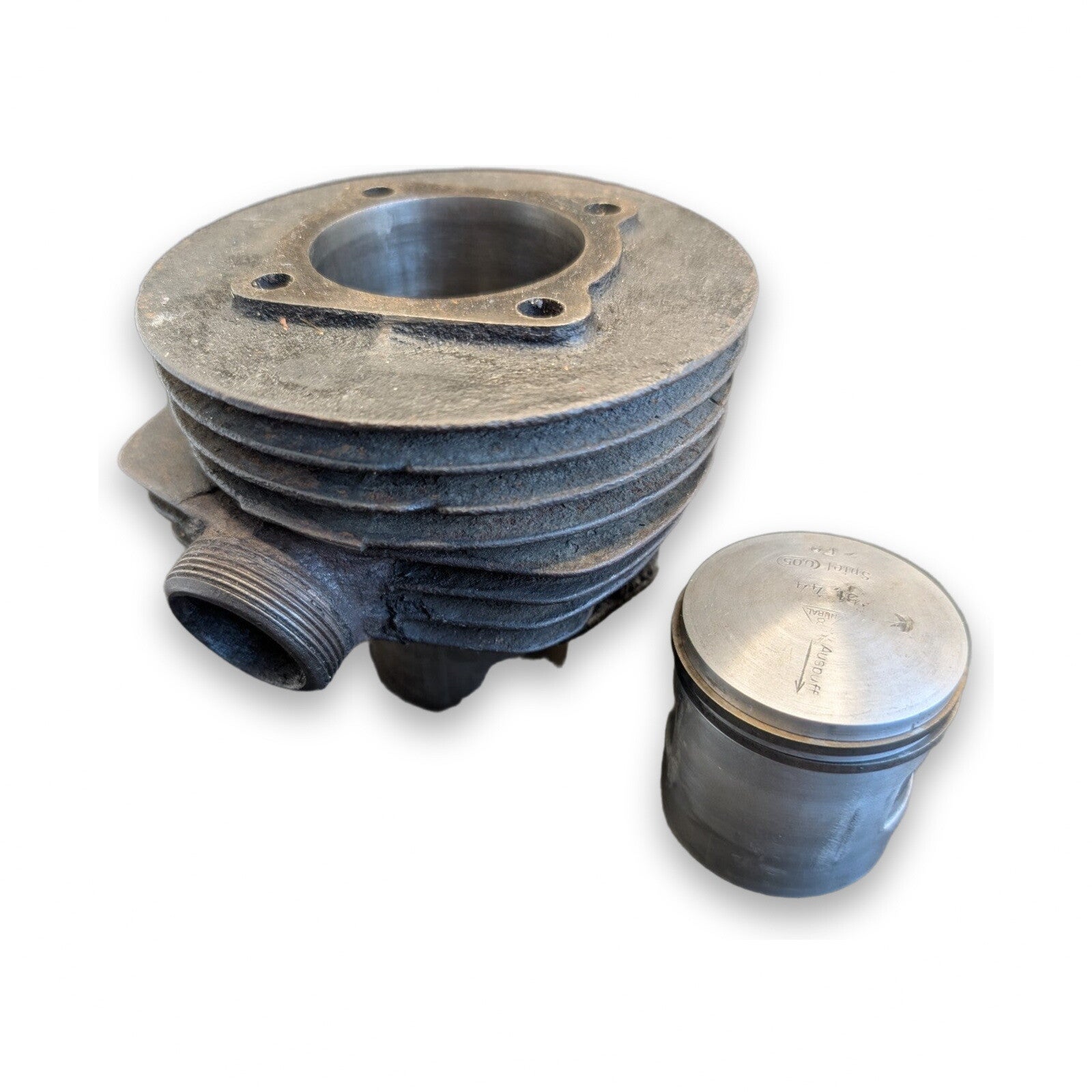 Cylinder + zuiger set voor DKW RT 100 (3PK)