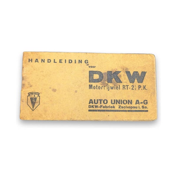 DKW 2,5PS Nederlandse handleiding (origineel)