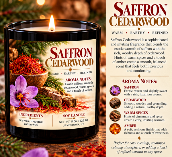 SAFFRON CEDARWOOD