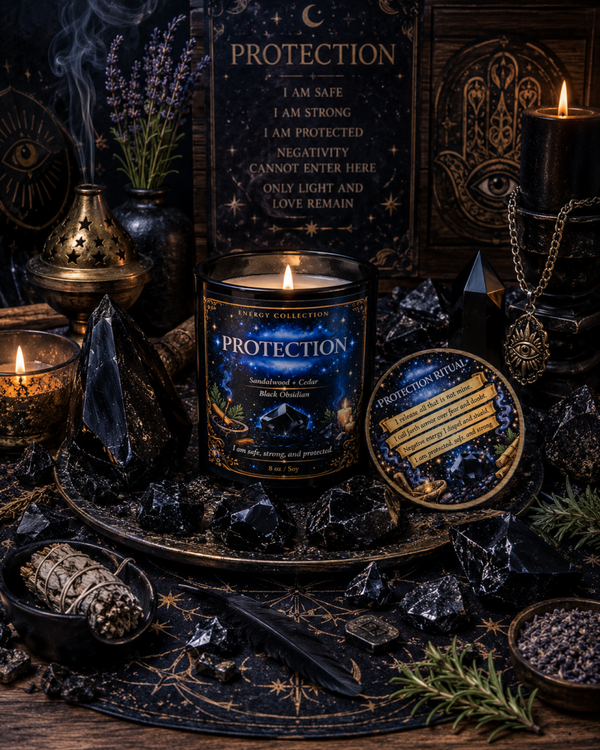 🖤 PROTECTION ENERGY with  protection ritual & crystal