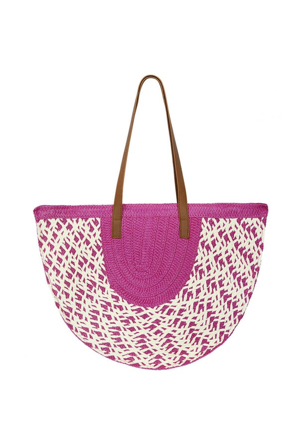 Strandtas, roze