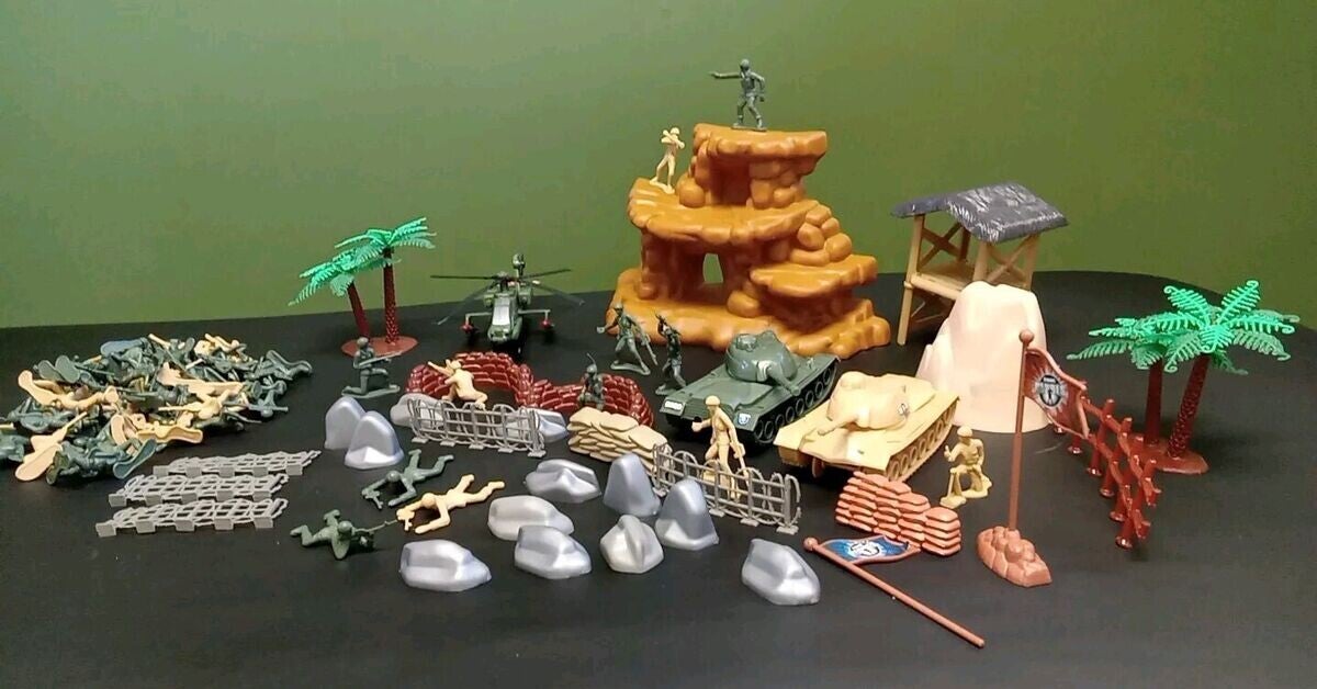 Militärspielzeug-Set