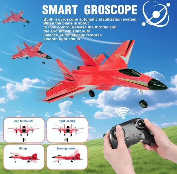 Ferngesteuertes Flugzeug mit Gyroskop