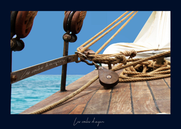 Les voiles d'azur. Au Large