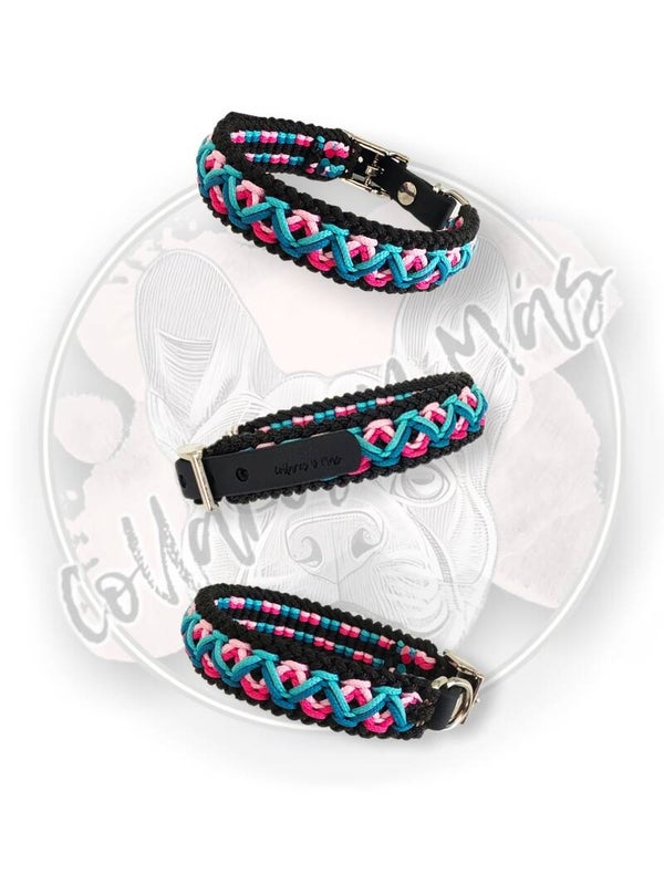 Hippie Mini - Adjustable Microcord Dog Collar W: 15mm