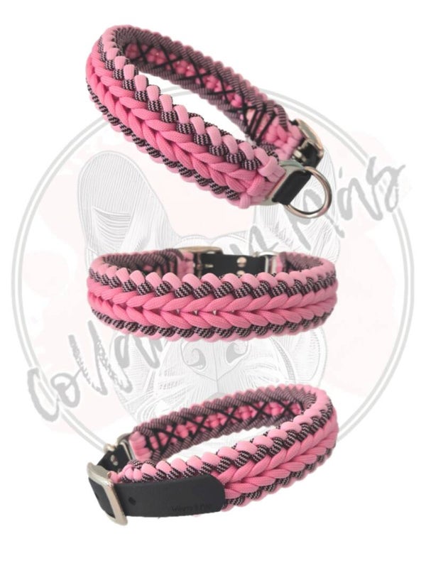 Paracord dog collar, design Smoothie