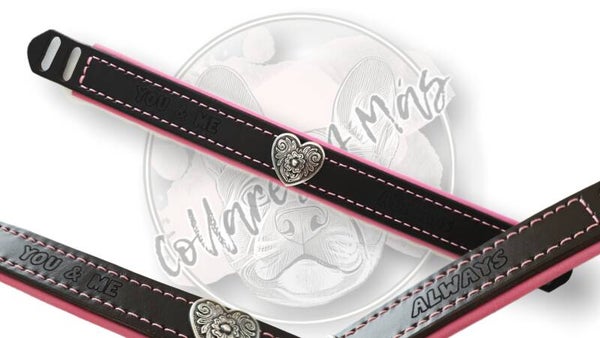 VERIETY Sleeve L/XL - Concho + Engraving - W: 25mm - Combine with 20mm Base Collar or put directly over Seresto >8kg