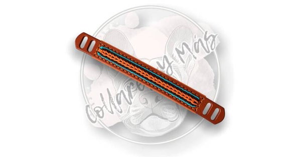 VERIETY Sleeve S/M - Smoothly - Cognac - W: 20mm - Combine with 15mm Base Collar or put directly over Seresto <8kg / >8kg