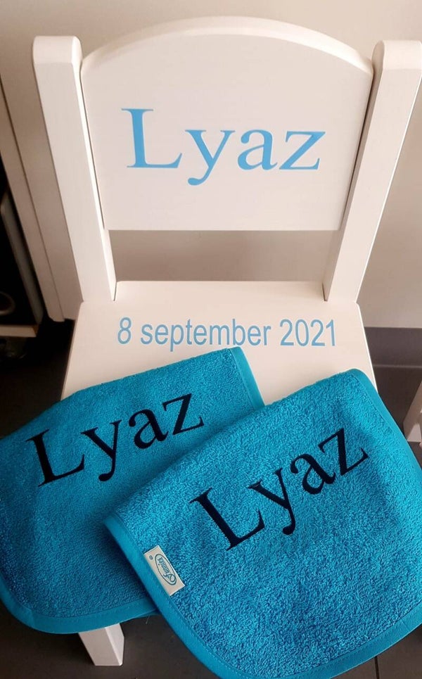 Geboortestoeltje 'Naam'