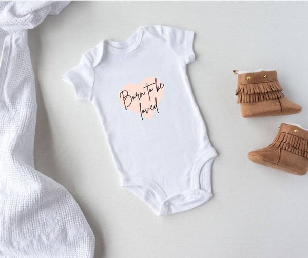 Romper 'Born to be loved'