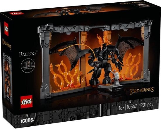 LEGO Icons Boekensteun: The Lord of the Rings – Balrog Set - 10367