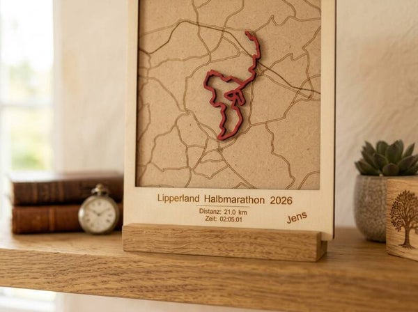 Lipperland Marathon - StreetMaps Pur