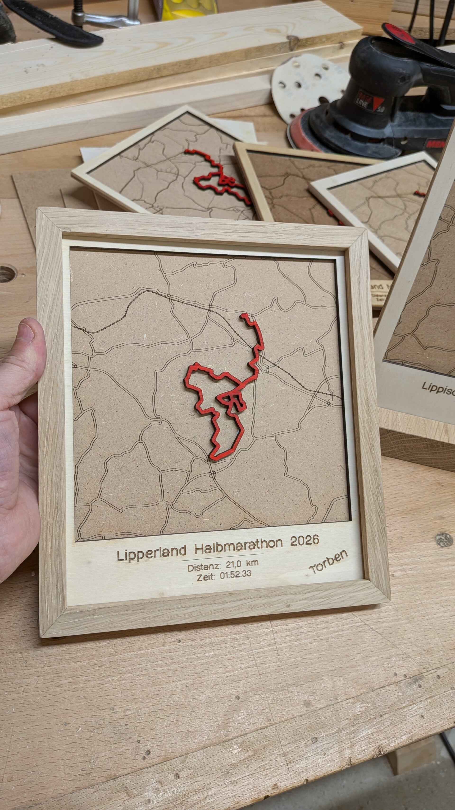 Lipperland LaserMap personalisiert