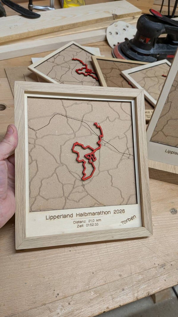 Lipperland LaserMap personalisiert