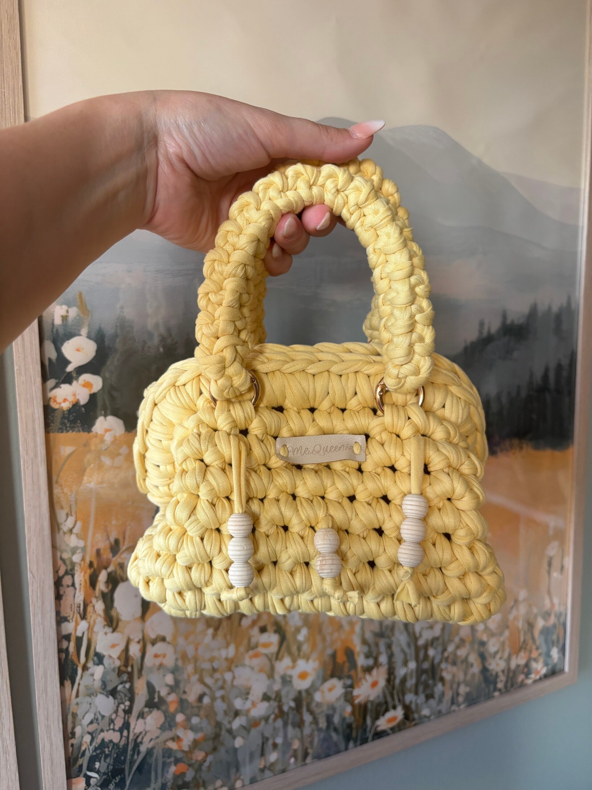 Me.Queenie Liten Clutch med handtag