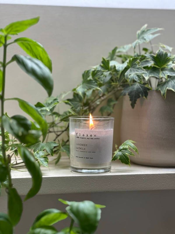 100% Organic Soy Wax Candle