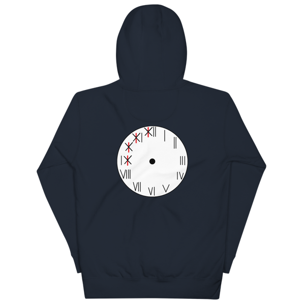 Rix blauwe hoodie klok