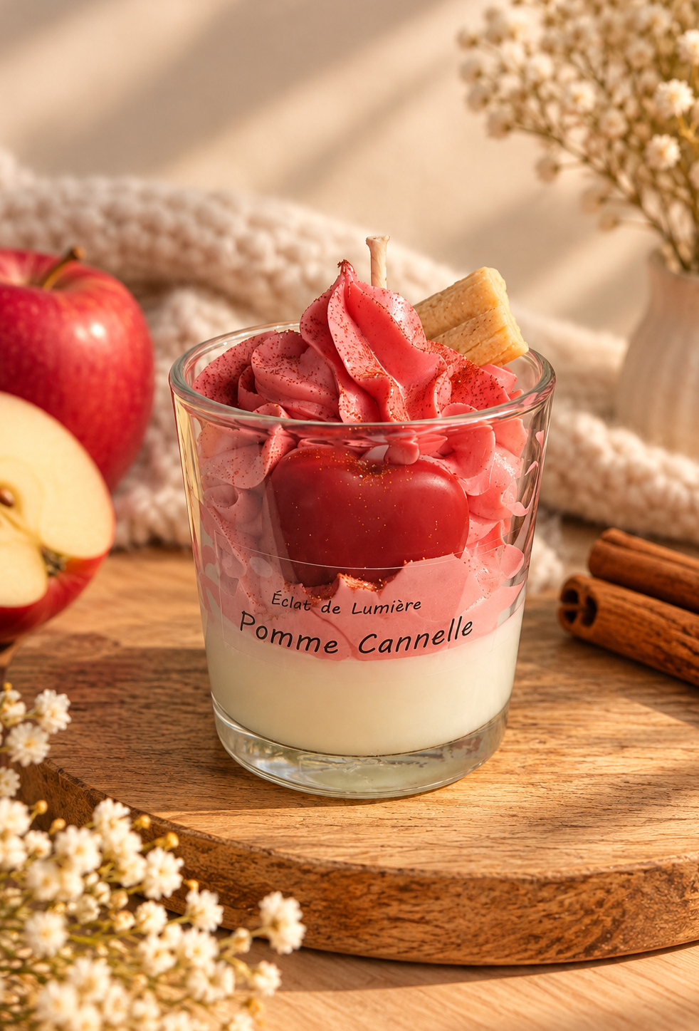 Bougie Pomme Cannelle 170g