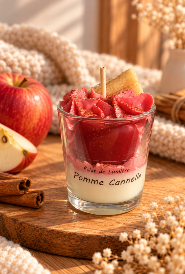 Bougie Pomme cannelle 70g