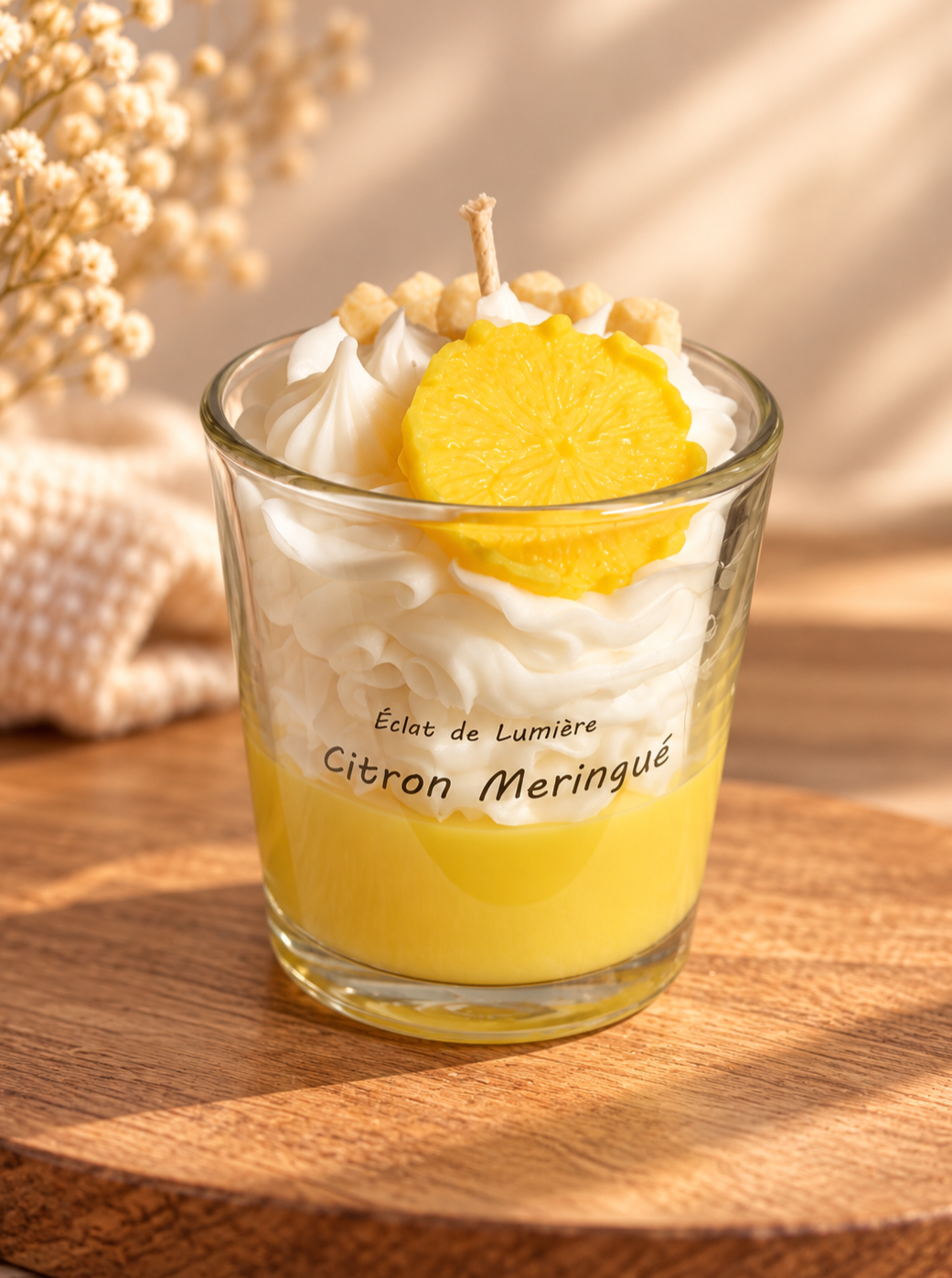 Bougie Citron meringué 170g