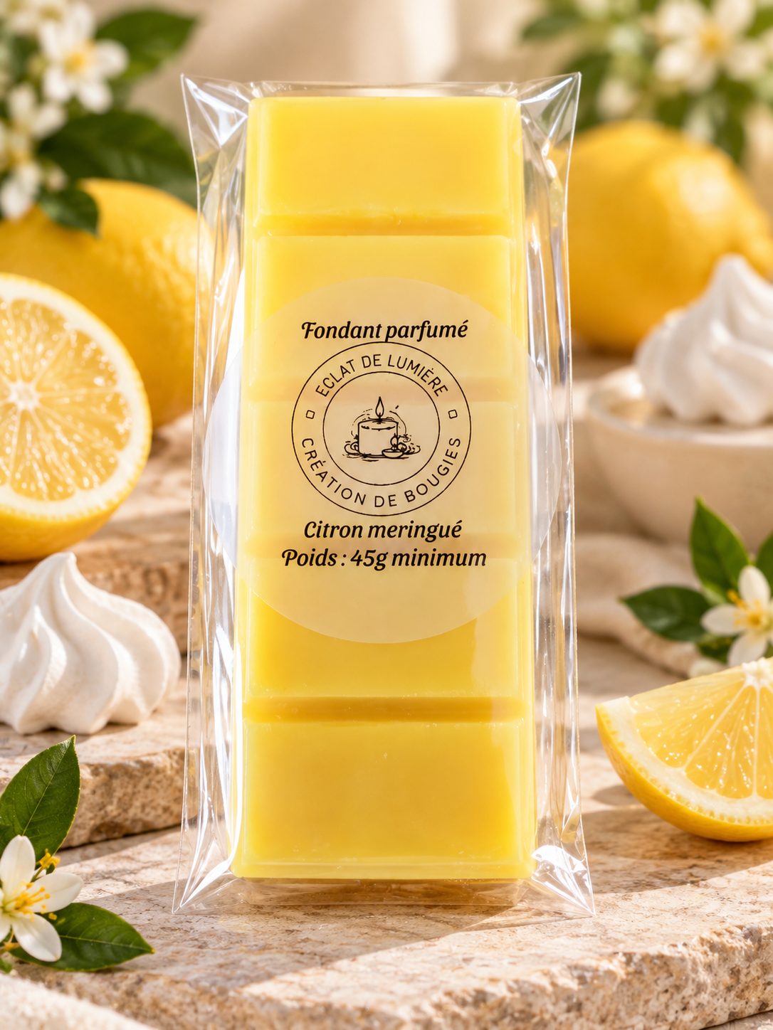 Fondant Citron meringué 45g