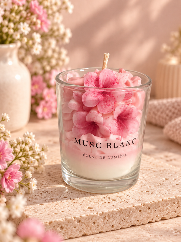 Bougie Musc blanc 170g