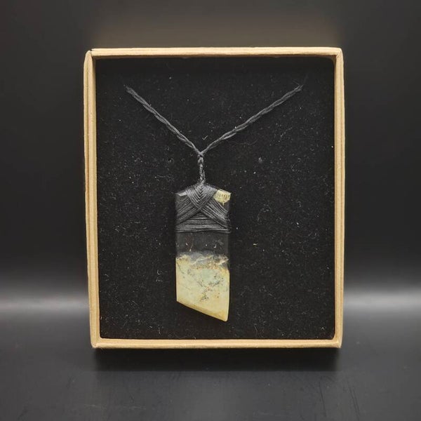 Braided Pounamu toki