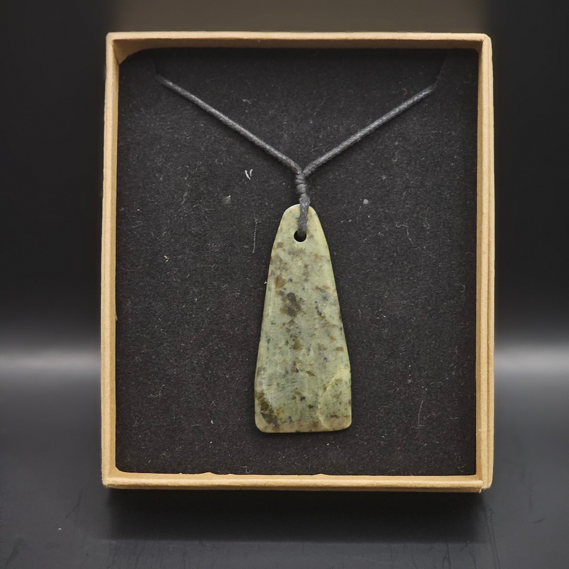 Kokopu pounamu necklace