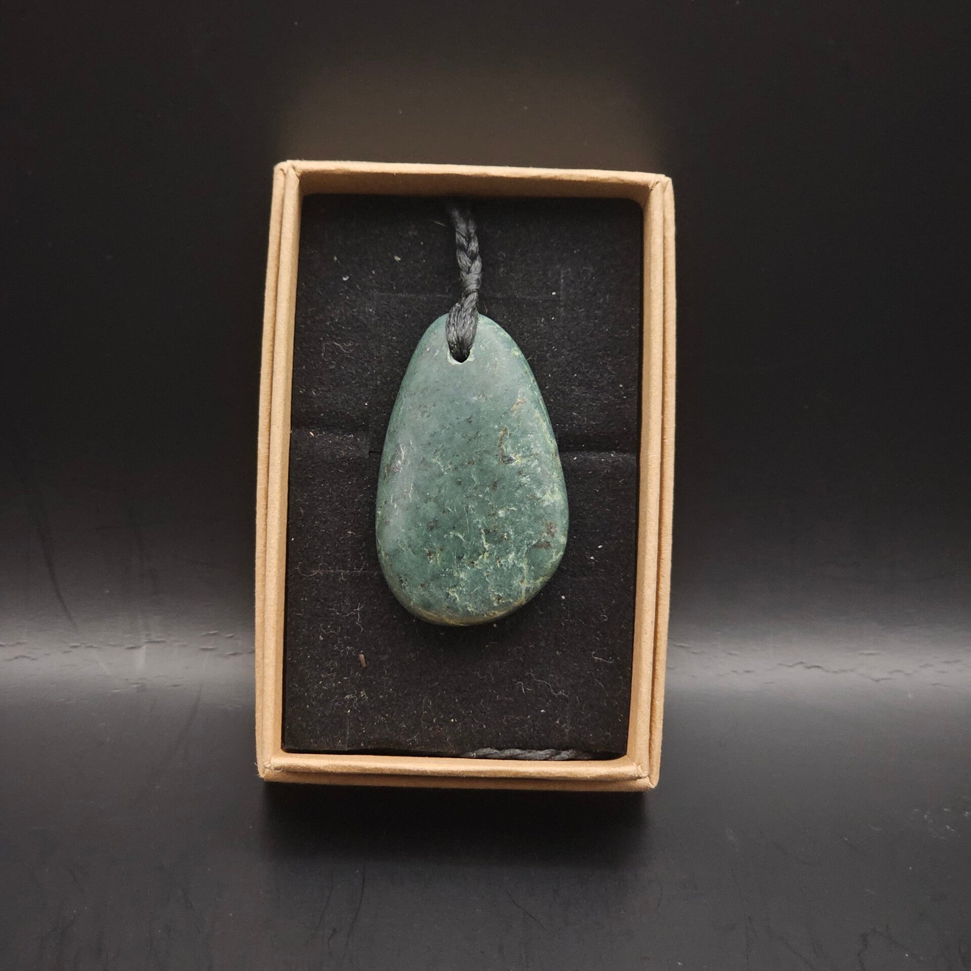 Braided Roimata pounamu necklace
