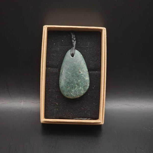 Braided Roimata pounamu necklace