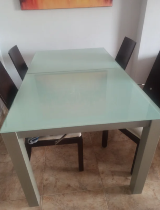 Mesa de cristal