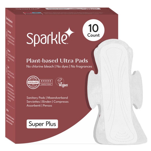 Sparkle Ultra Pads Super Plus - 10 pieces
