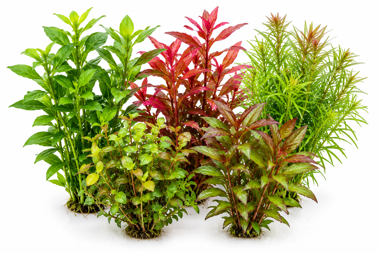 Stengelplanten mix pakket - 5 aquariumplanten
