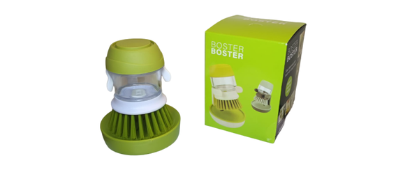 Spazzola Lavapiatti con Dosatore e Supporto