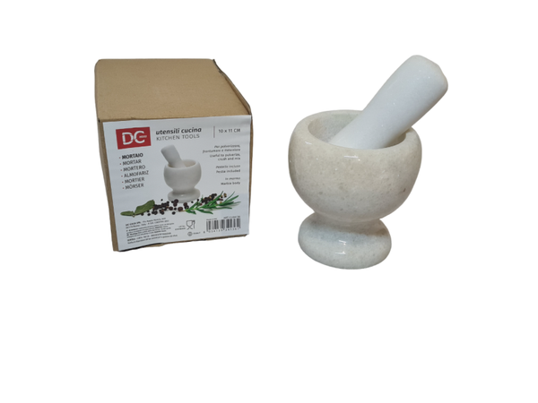 Mortaio con Pestello in Marmo