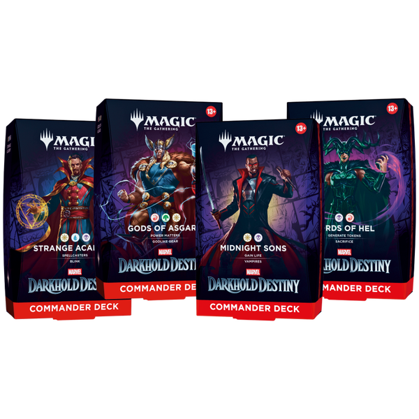 Marvel Darkhold Destiny - Set 4 Commander Deck - Inglés