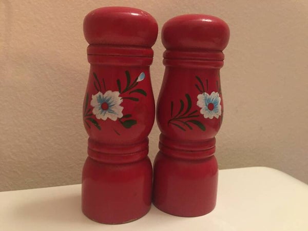 VINTAGE peper en zout stelletje