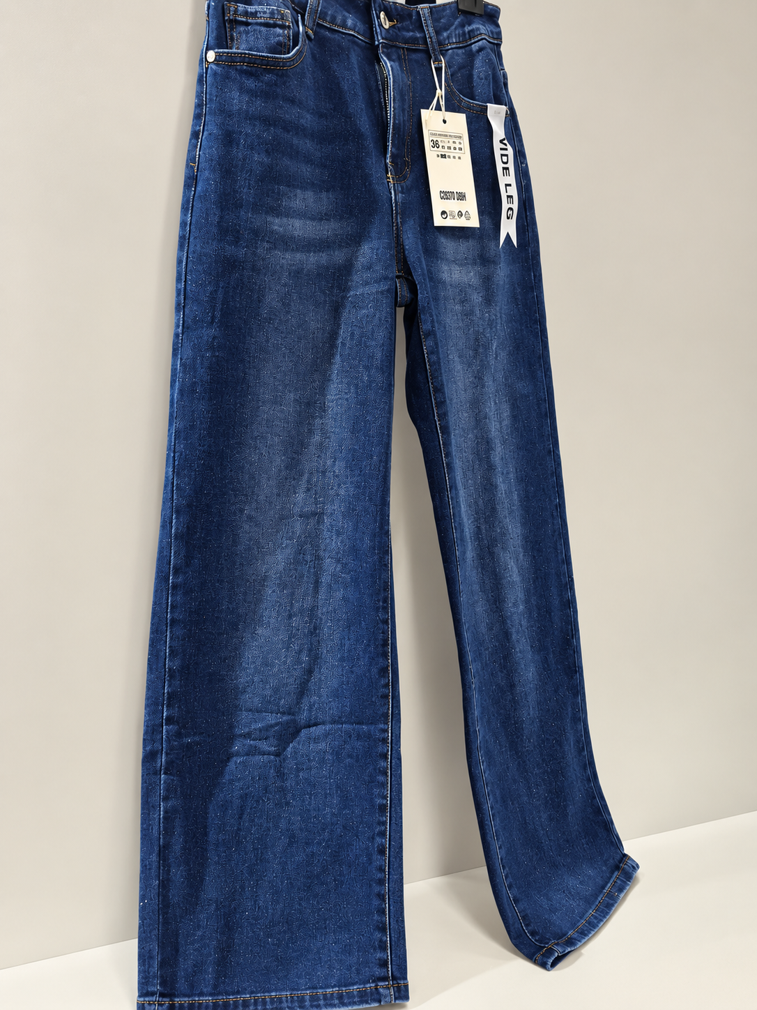 Subtiele glitter jeans
