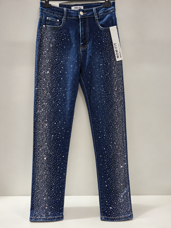 Mom fit jeans glitter Rh6623