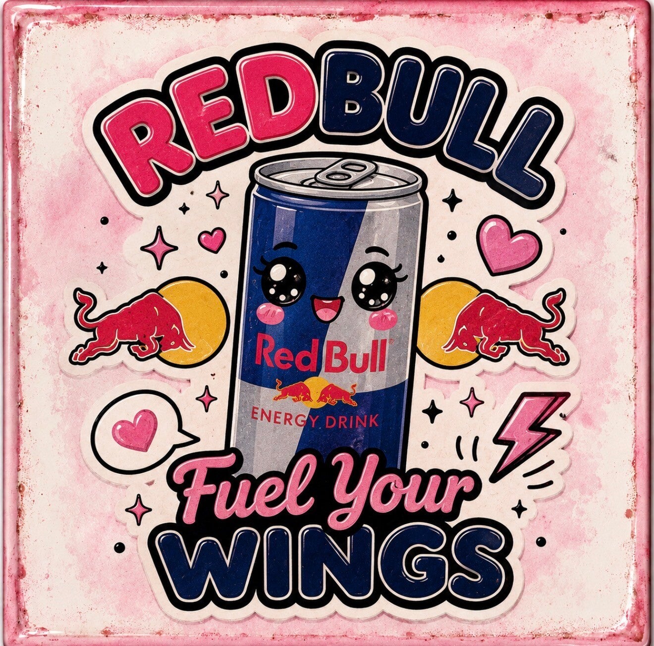 Koffie & Redbull Tegel - Redbull Fuel Your Wings